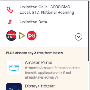 Vi Max 701 | ₹701/Month